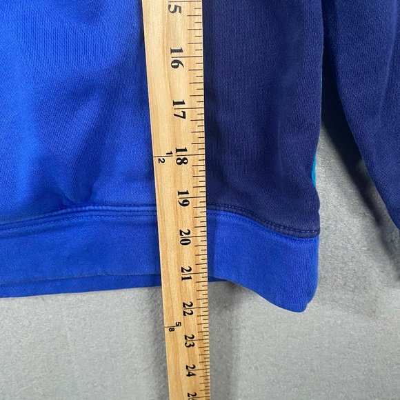 Nike Pullover Blue Hoodie Sweatshirt Center Swoosh Kids Youth Size Large *Read* - Picture 5 of 9